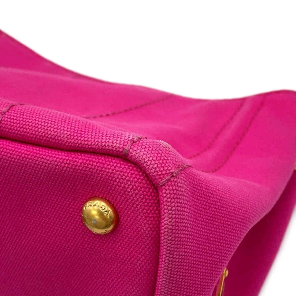 Prada Pink Canvas Crossbody Shoulder Bag - Picture 11 of 16